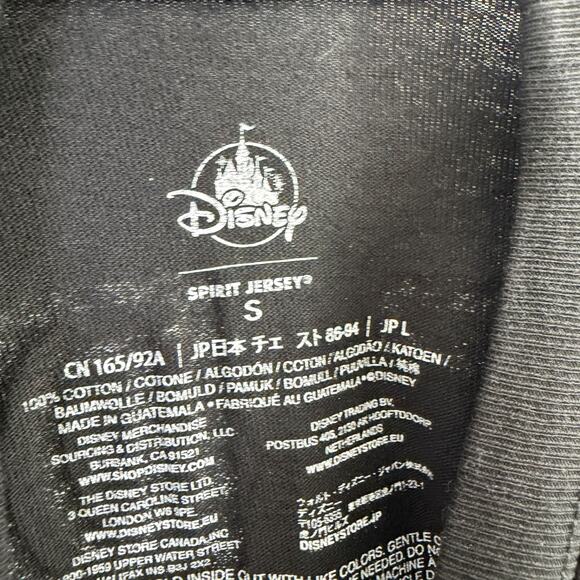 Walt Disney Studios Spirit Jersey Shirt Mens Small Black Mickey Mouse Cotton NWT - Picture 6 of 10